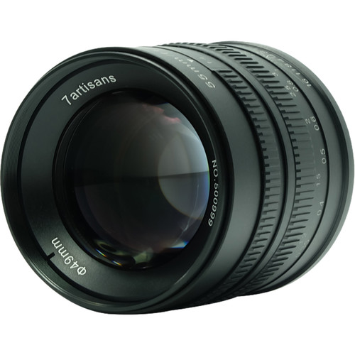 7Artisans 55mm f/1.4 Lens for Canon EF-M (Black)