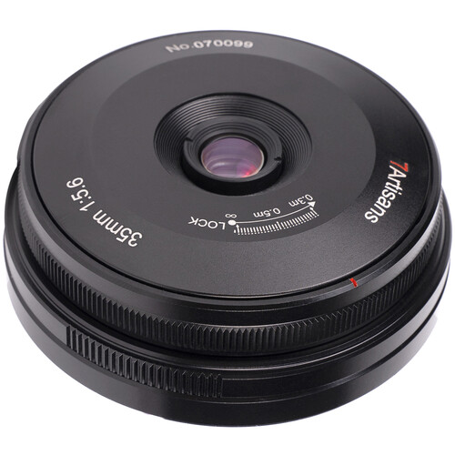 7Artisans 35mm f/5.6 Pancake Lens for Nikon Z (Black)
