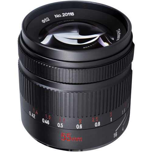 7Artisans 55mm f/1.4 Mark II Lens for Micro Four Thirds