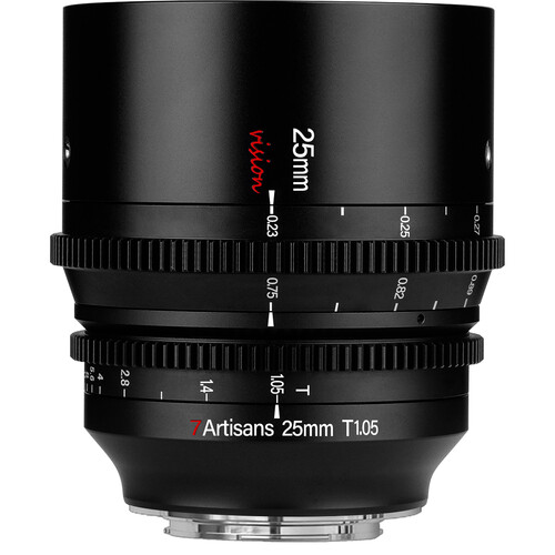 7Artisans 25mm T1.05 Vision Cine Lens (MFT&nbspMount Feet/Meters)