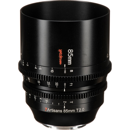 7Artisans 85mm T2.0 Spectrum Prime Cine Lens (E Mount)
