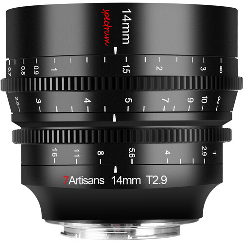 7Artisans Spectrum 14mm T2.9 Prime Cine Lens (L-Mount)