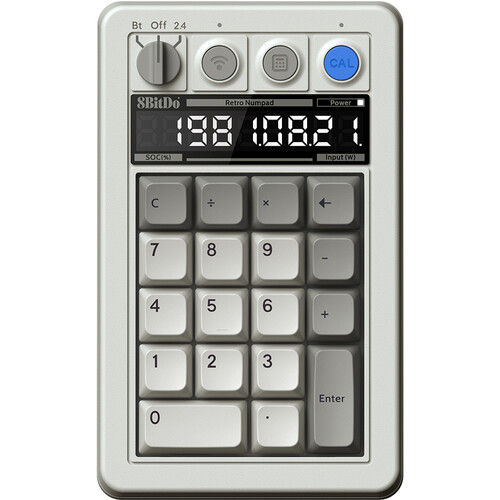 8BitDo Retro Wireless Mechanical Gaming 18-Key Numpad and Calculator (M Edition)