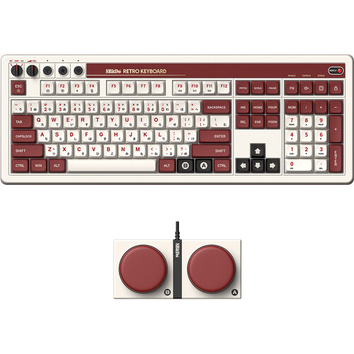 8BitDo Retro Wireless Famicon Edition Mechanical Gaming Keyboard