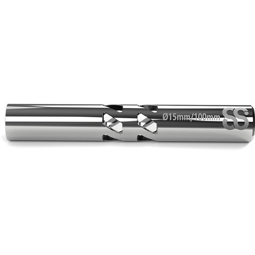 8Sinn 15mm Threaded Stainless Steel Rod with Cutouts (Single 3.9