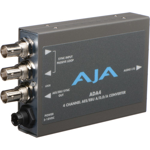 AJA 4-Channel Bi-Directional Audio A/D & D/A Converter