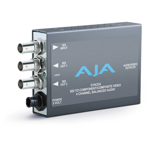 AJA HD10CEA SD/HD-SDI to Analog Audio / Video Converter
