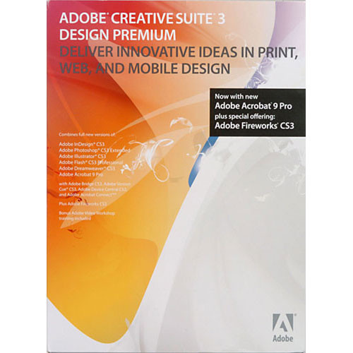 Adobe cs3 design premium features