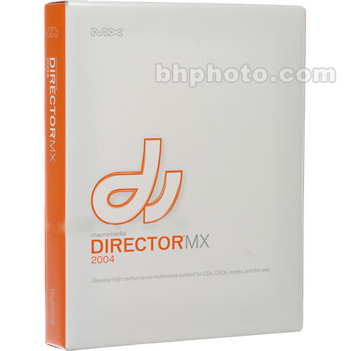 Adobe Macromedia Director MX 2004 10.1 Multimedia 38000773 B&H