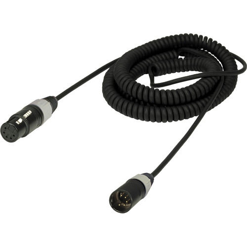Ambient Recording Stereo 5-Pin XLR Female to 5-Pin XLR Male Microphone Cable (Coiled 2.62 to 9.8')
