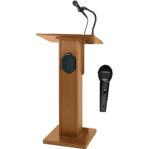 AmpliVox Sound Systems SW355 Elite Lectern (Light Oak)