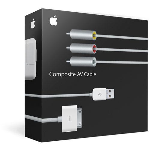 Apple Composite AV Cable for iPod or iPhone MB129LL/B B&H Photo