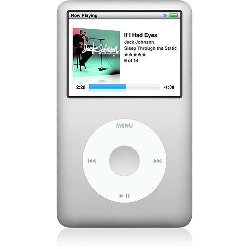 Apple iPod classic 120GB (Silver) MB562LL/A B&H Photo Video
