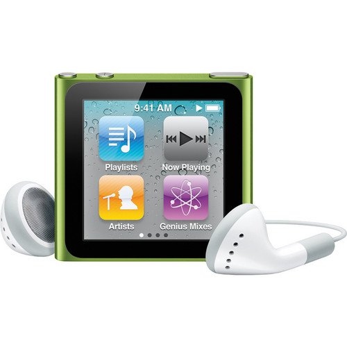 Apple 8GB IPod Nano (Green) (6th Generation) MC690LL/A B&H Photo