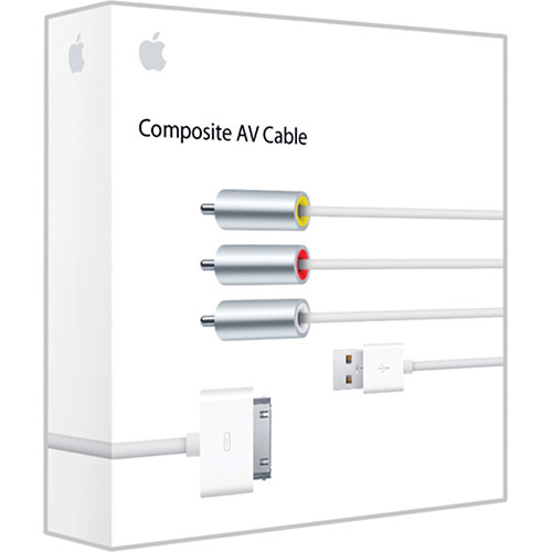 Apple Composite AV Cable MC748ZM/A B&H Photo Video