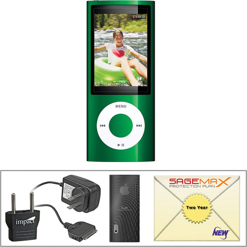 Apple IPod Nano 5th Generation With Accessory Kit (Green) B&H