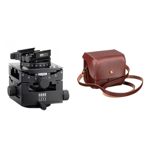 Arca-Swiss C1 Cube Geared Head w / Flip-Lock Quick Release & Leather Case