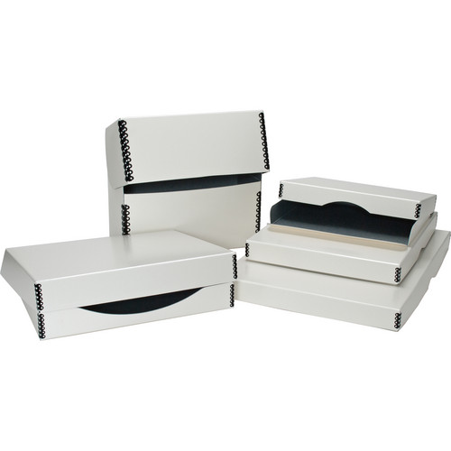 Archival Methods Drop-Front Archival Storage Box (Black 16.5 x 20.5 x 1.5