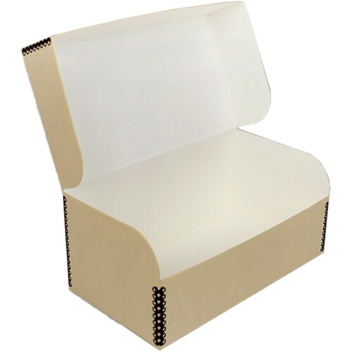 Archival Methods Hinged Lid Box (Tan 10.3 x 5.5 x 4.5
