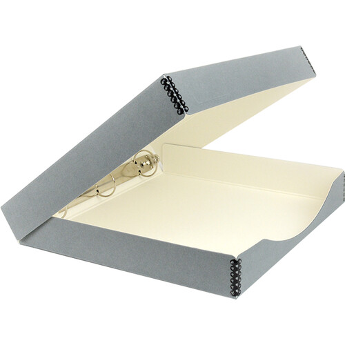 Archival Methods 06502 Binder Box (1.5" ORing, Gray) 06502