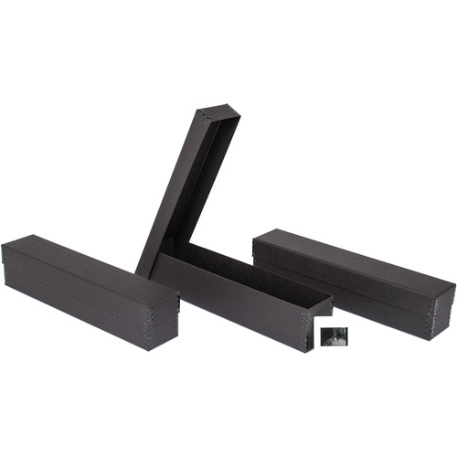 Archival Methods 07-102-3 Slide Box ONLY (Black 3 Pack)