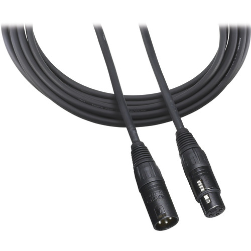 Audio-Technica AT8314 Premium Microphone Cable (25' Black)