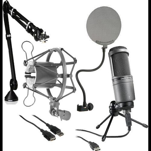 Audio-technica At2020 Usb Microphone Broadcaster Bundle B&h