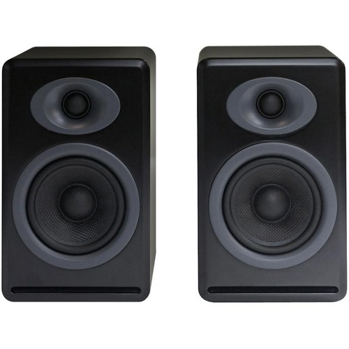 Audioengine P4 2Way Passive Bookshelf Speakers (Black, Pair)