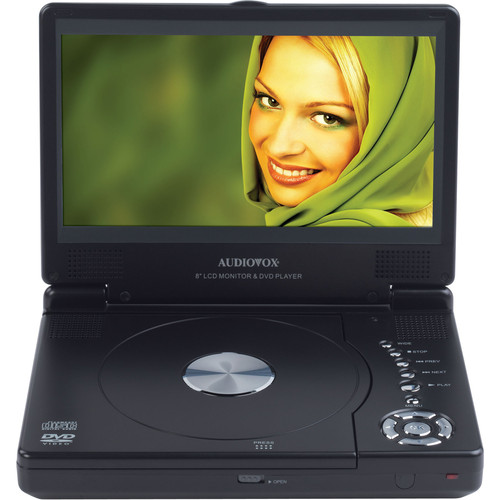 Audiovox D1809 8" Slim Line Portable DVD Player D1809 B&H