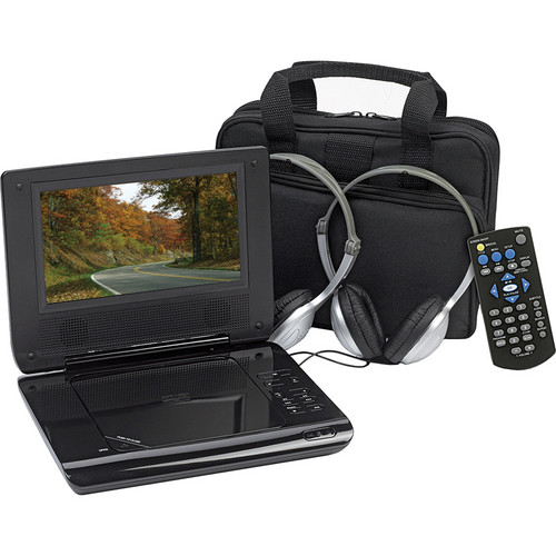 Audiovox D705PK 7" Portable DVD Player w/ Car D705PK