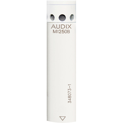 Audix M1250BW-HC Miniaturized Condenser Microphone (Hypercardioid White)