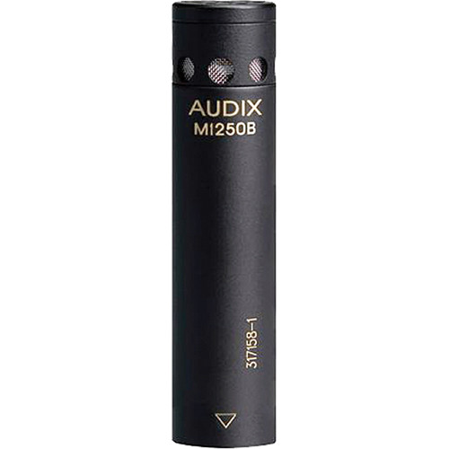 Audix M1250B Miniaturized Condenser Microphone (Cardioid Black)
