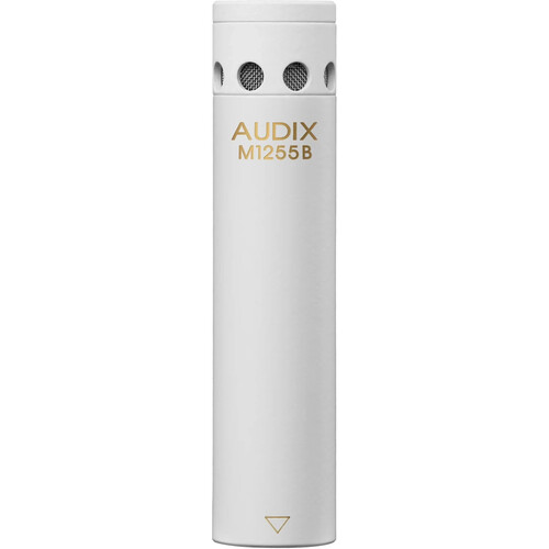 Audix M1255B-W Miniature Condenser Microphone with 25' Cable (Cardioid White)