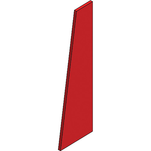 Auralex S3TZR SonoSuede Trapezoid Panel - Right (Red)
