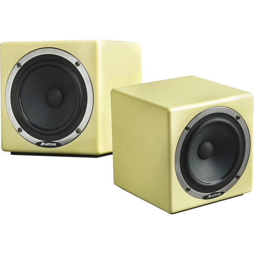Avantone Pro Active MixCube Powered Full-Range Mini Reference Monitors (Pair Retro-Cream)