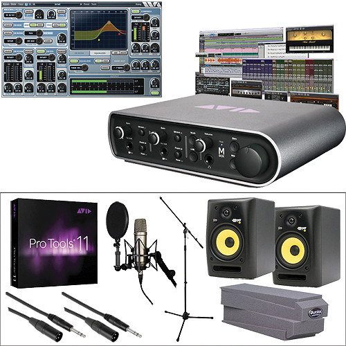 Avid Mbox Vocal Studio + Pro Tools 11 + Studio Monitors B&H
