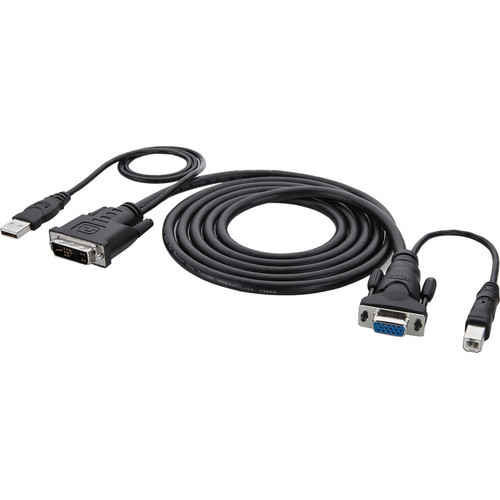 Belkin 10' Secure KVM Cable Kit (DVII to VGA & USB) F1D9007B10