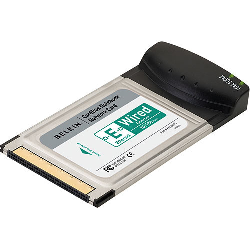 Belkin CardBus Notebook Network Card 10/100 Mbps F5D5010 B&H