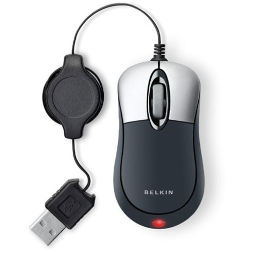retractable usb travel mouse