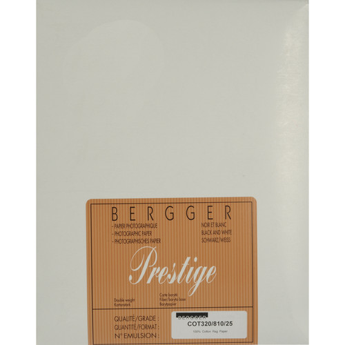 Bergger 100% Cotton Uncoated Paper   8x10" COT320/810/25