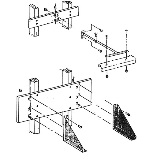 Beseler Wall/Table Mount for 45MXT Chassis