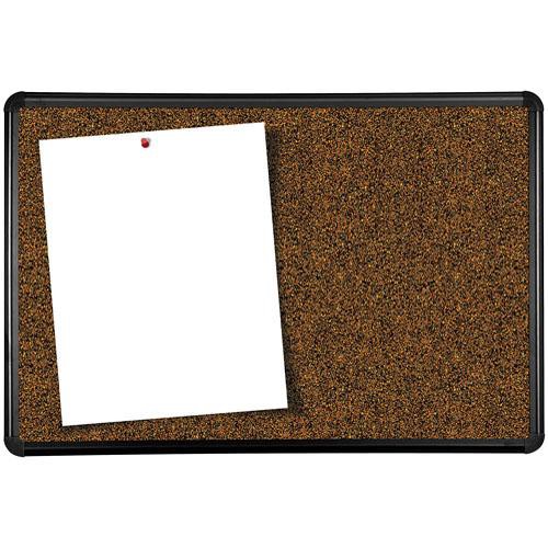 Best Rite Black Splash Cork Board with Presidential E300PCT1