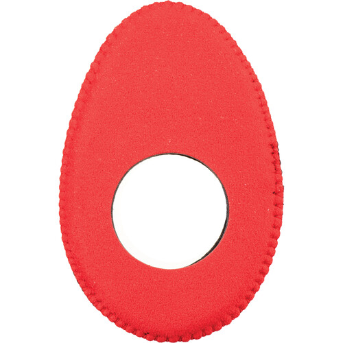 Bluestar Oval Long Viewfinder Eyecushion (Ultrasuede Red)