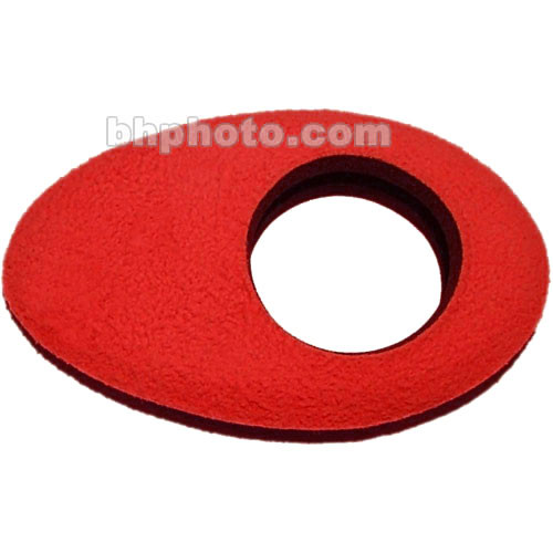 Bluestar Oval Long Viewfinder Eyecushion (Fleece Red)