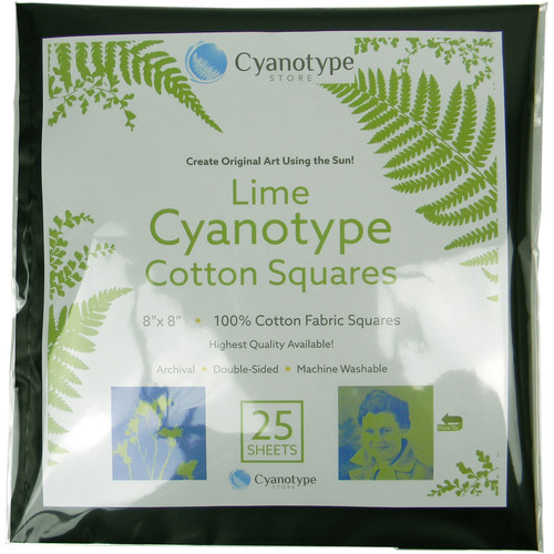 Cyanotype Store Cyanotype Cotton Squares - 8 x 8