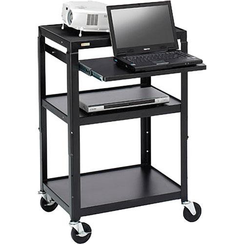 Bretford Adjustable AV Cart with Pull-Ou