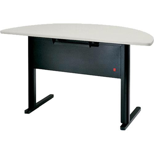 Bretford Folding Half Moon Table (Gray Mist) CR8505GM B&H Photo