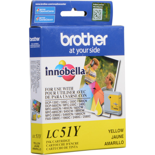 Brother LC51Y Innobella Yellow Ink Cartridge
