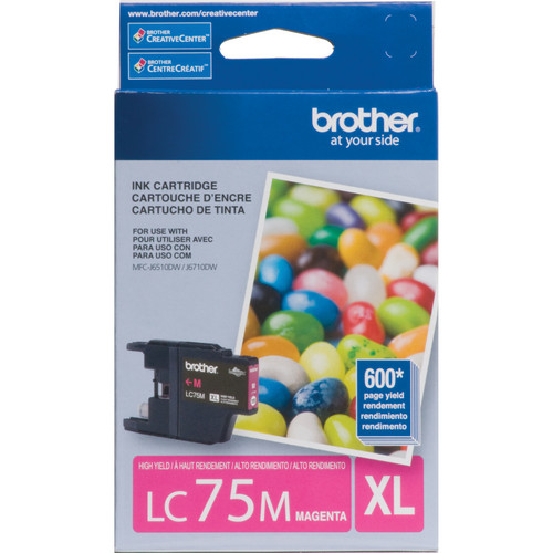 Brother LC75M Innobella High Yield XL Series Magenta Ink Cartridge