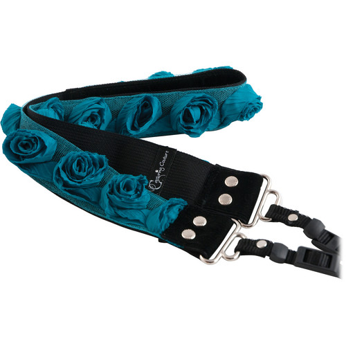 Capturing Couture Organza Collection SLR/DSLR Couture Camera Strap (Turquoise 1.5